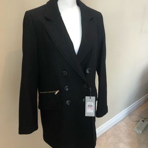 NWT Cole Haan Double Breasted Coat Size 10